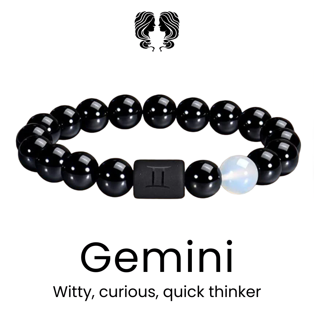 Zodiac Black Pearl Bracelet