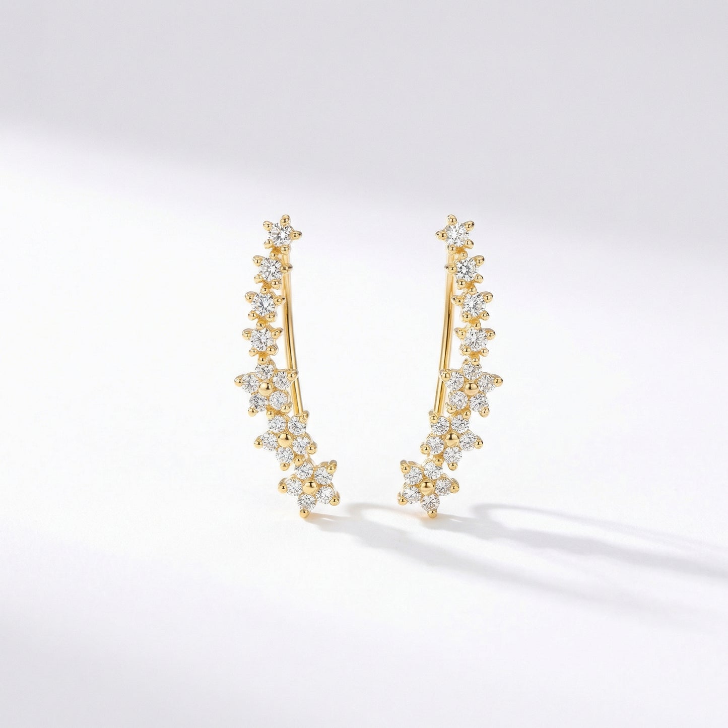 Blossoming Eternity Earrings - Gold