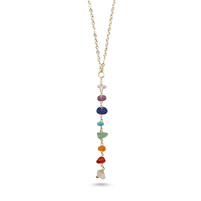 7 Chakra Healing Stone Necklace - Sphere Standouts