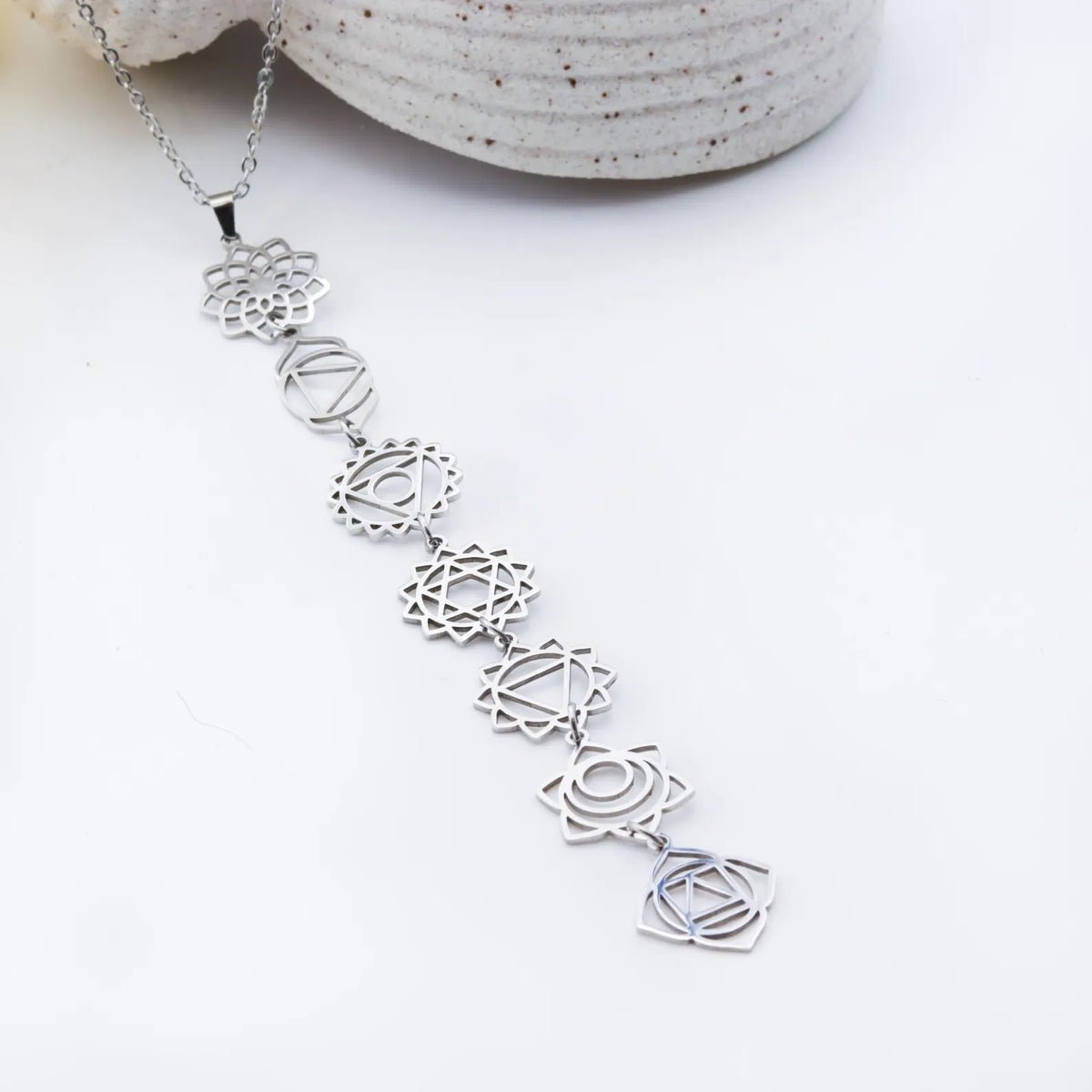 7 Chakra Necklace - Sphere Standouts