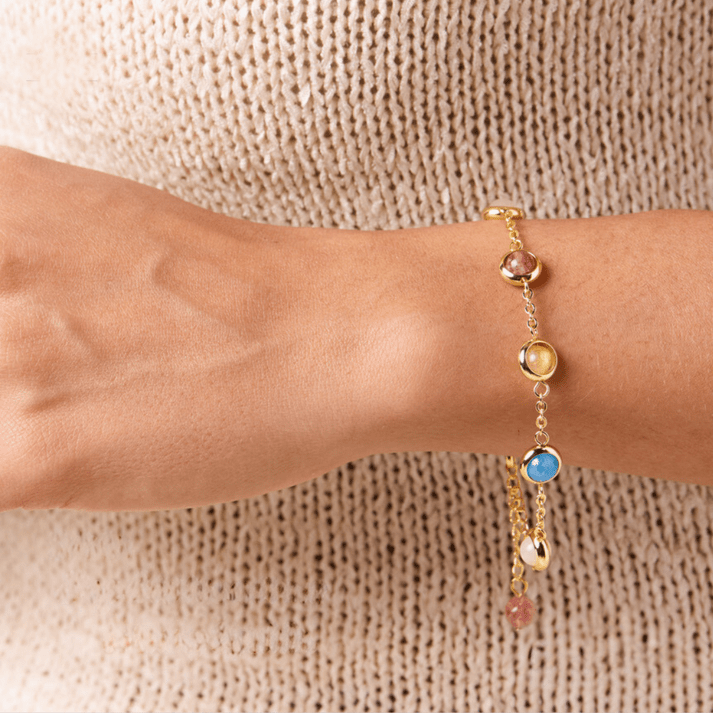 7 Chakra Stone Bracelet - Sphere Standouts