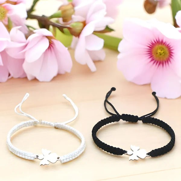 Adjustable Braided Angel Bracelet - Sphere Standouts