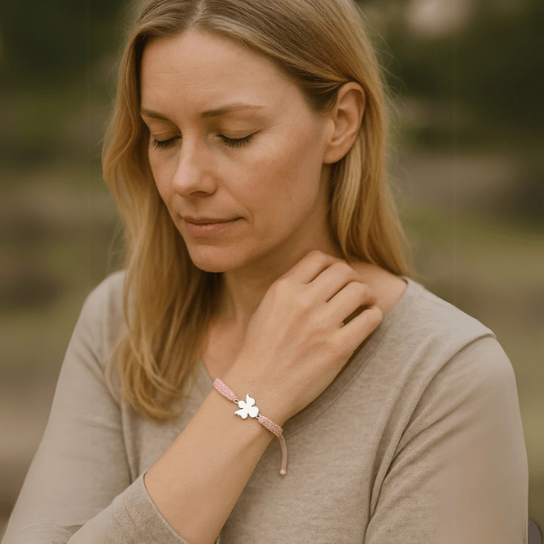 Adjustable Braided Angel Bracelet - Sphere Standouts