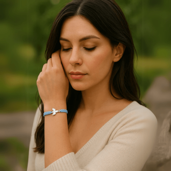 Adjustable Braided Angel Bracelet - Sphere Standouts