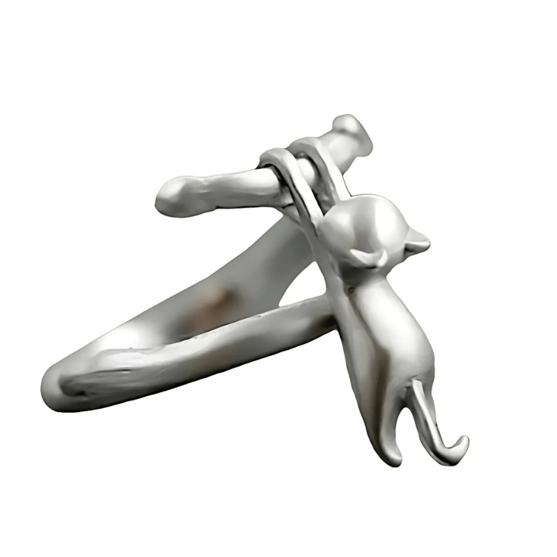 Adjustable Little Cat Ring - Sphere Standouts