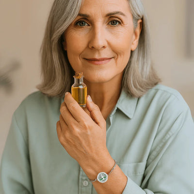 Aromatherapy Locket Bracelet – Portable Scent Wellness - Sphere Standouts