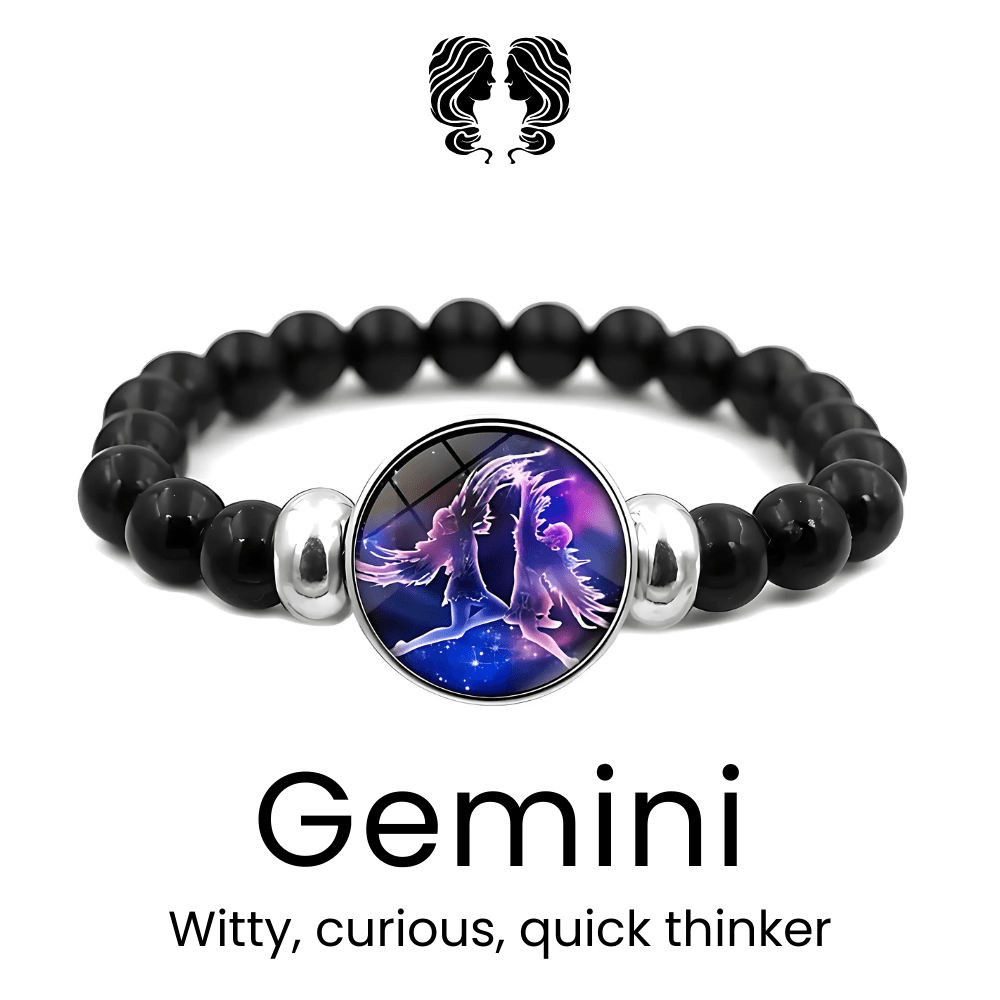 AstroVibe Zodiac Crystal Beaded Bracelet - Sphere Standouts