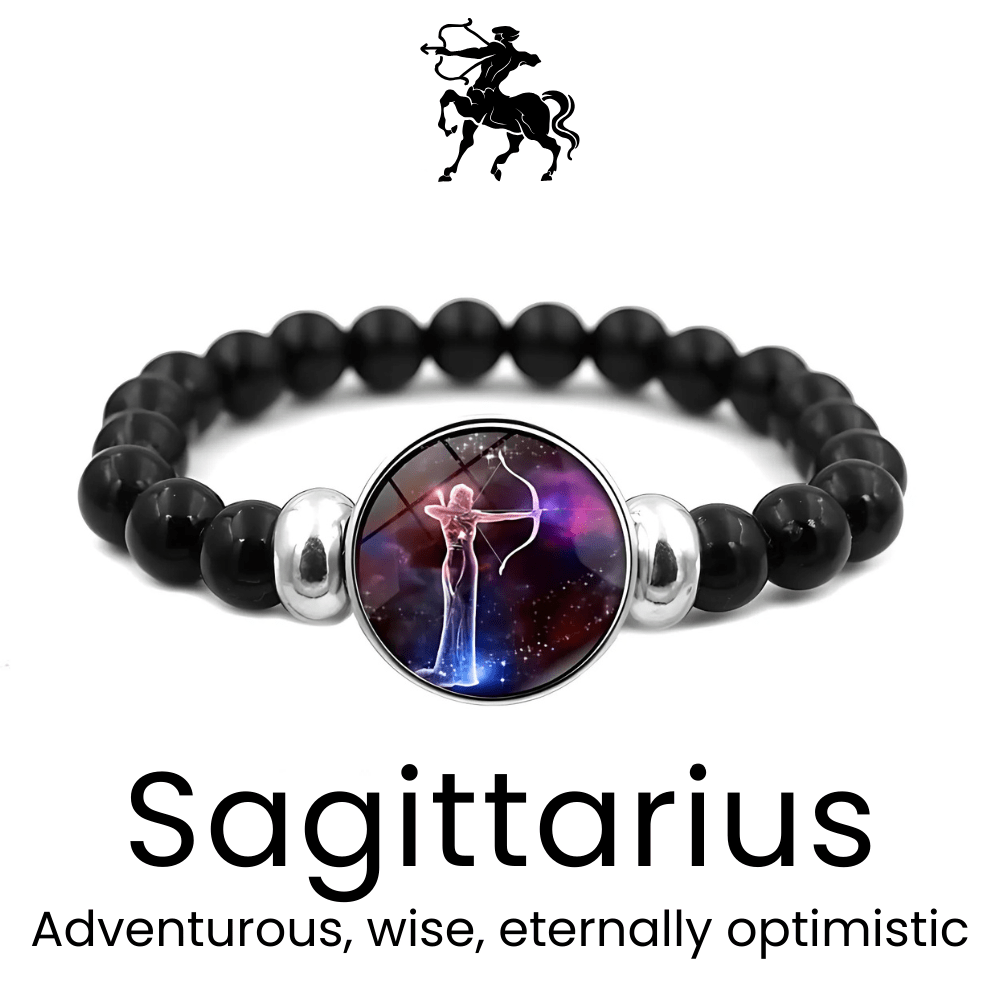 AstroVibe Zodiac Crystal Beaded Bracelet - Sphere Standouts