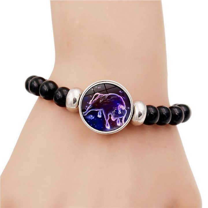 AstroVibe Zodiac Crystal Beaded Bracelet - Sphere Standouts