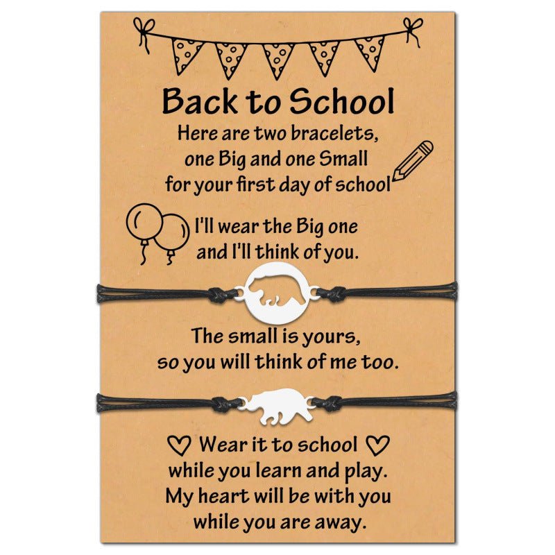 Back to School Bear Bracelet Set - Sphere Standouts