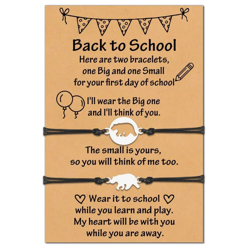 Back to School Bear Bracelet Set - Sphere Standouts