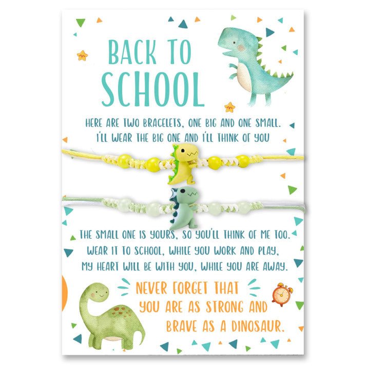 Back to School Dino Bracelet Set with Gift Card - Sphere Standouts