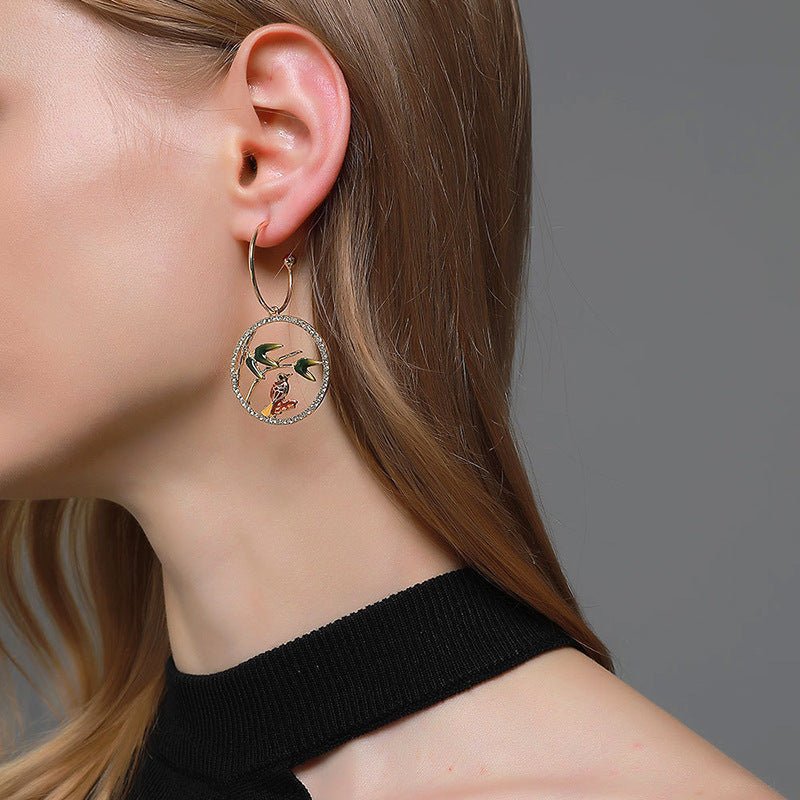 Bird Harmony Earrings - Sphere Standouts