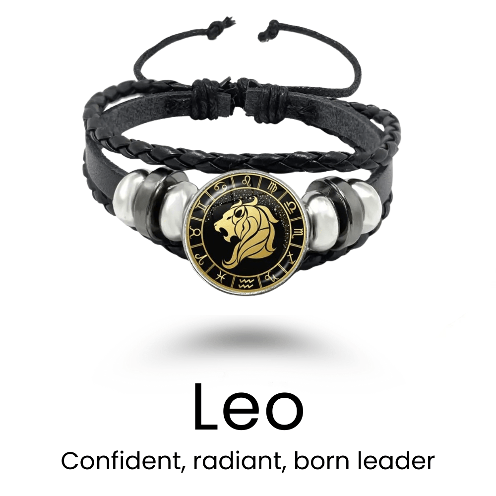 Black Rope Zodiac Bracelet - Sphere Standouts