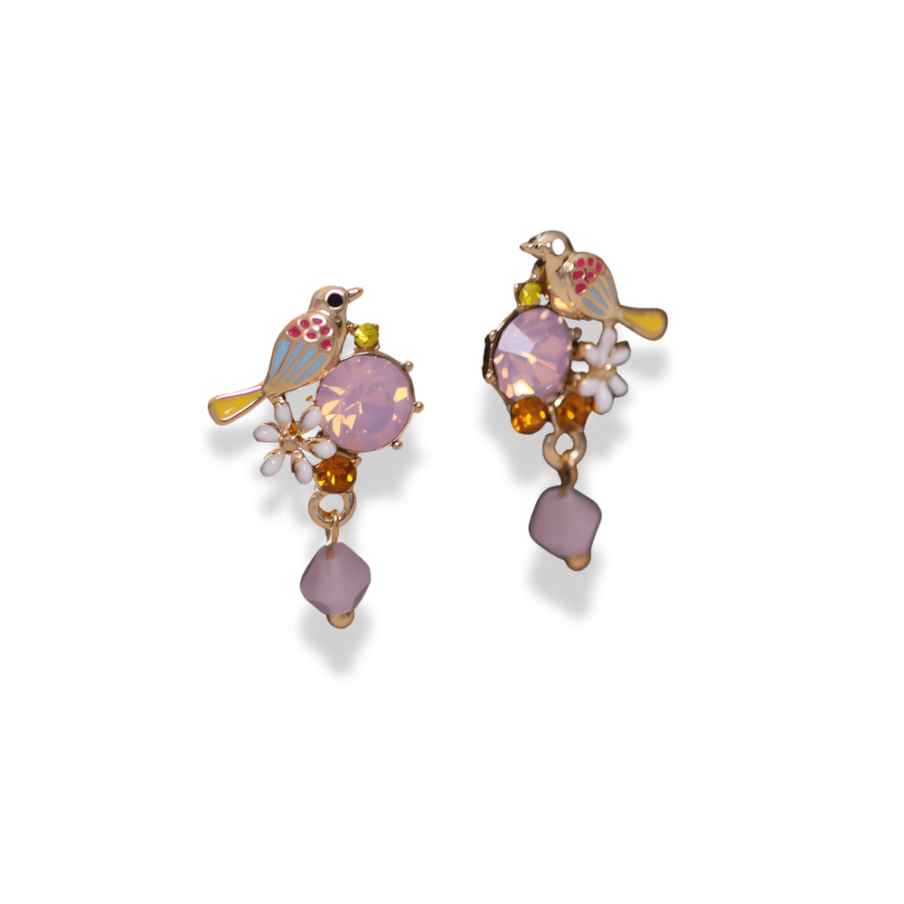 Blossom Bird Earrings - Sphere Standouts