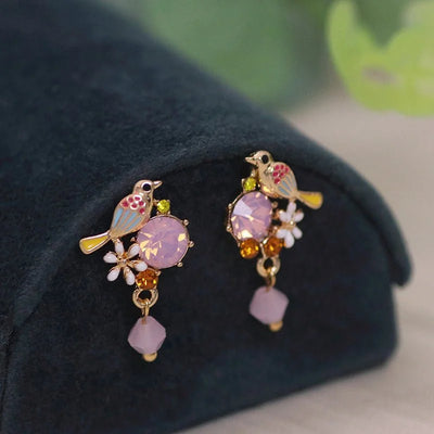 Blossom Bird Earrings - Sphere Standouts