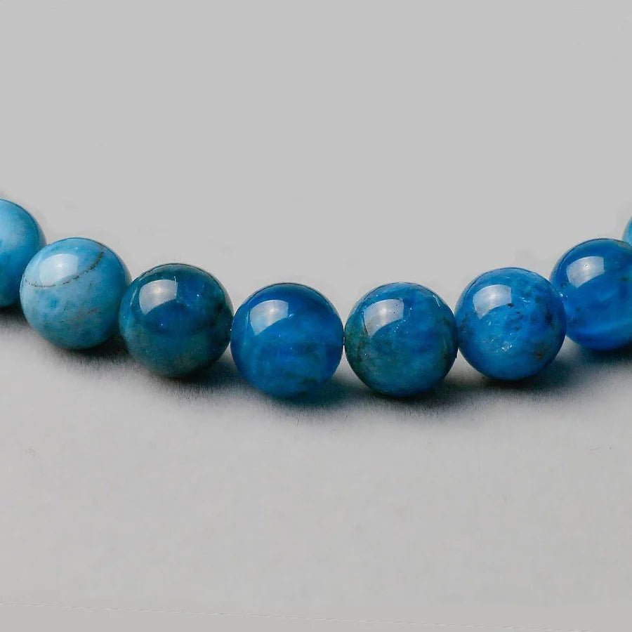 BlueAura Bracelet - Blue Apatite - Sphere Standouts
