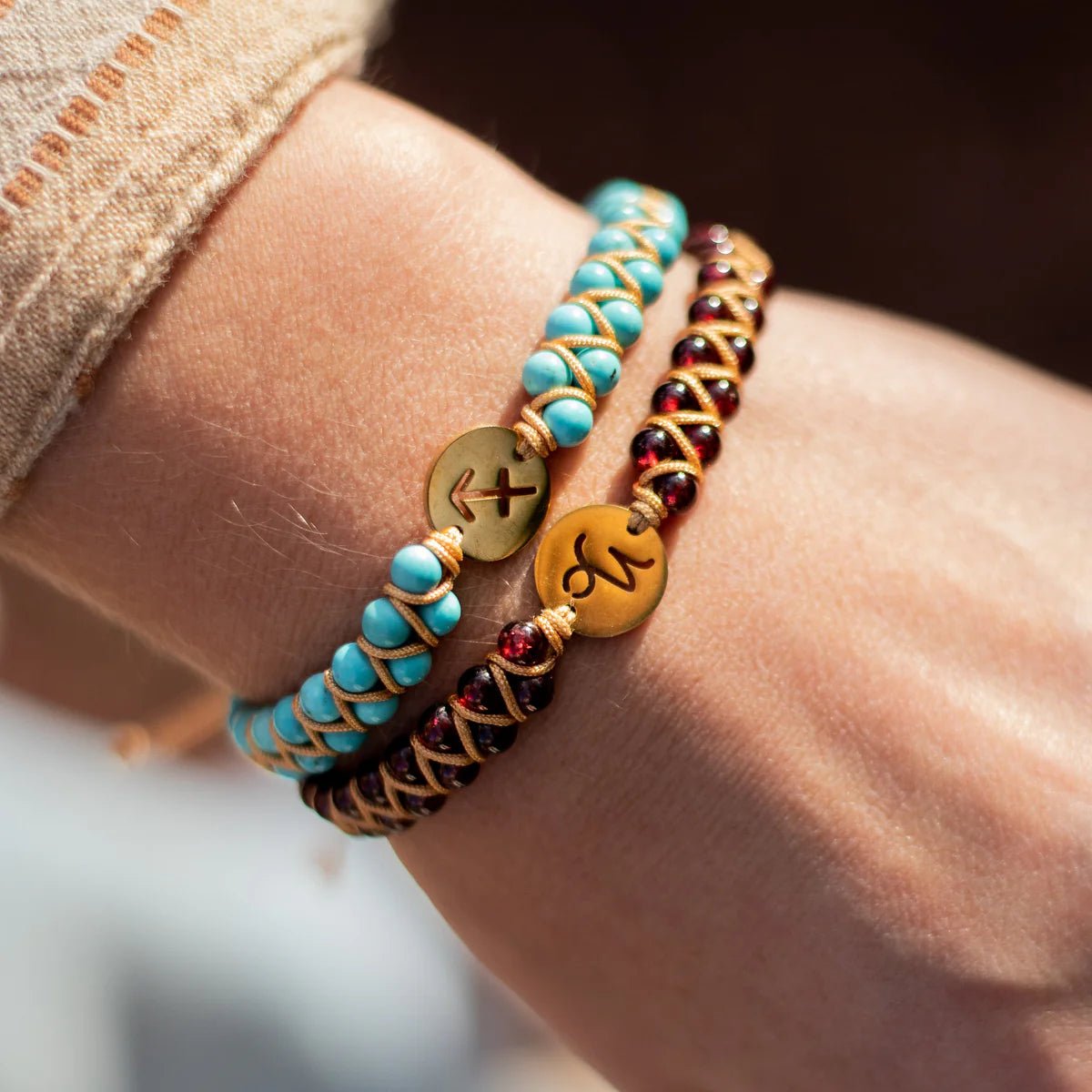 Braided Constellation Zodiac Bracelet - Sphere Standouts