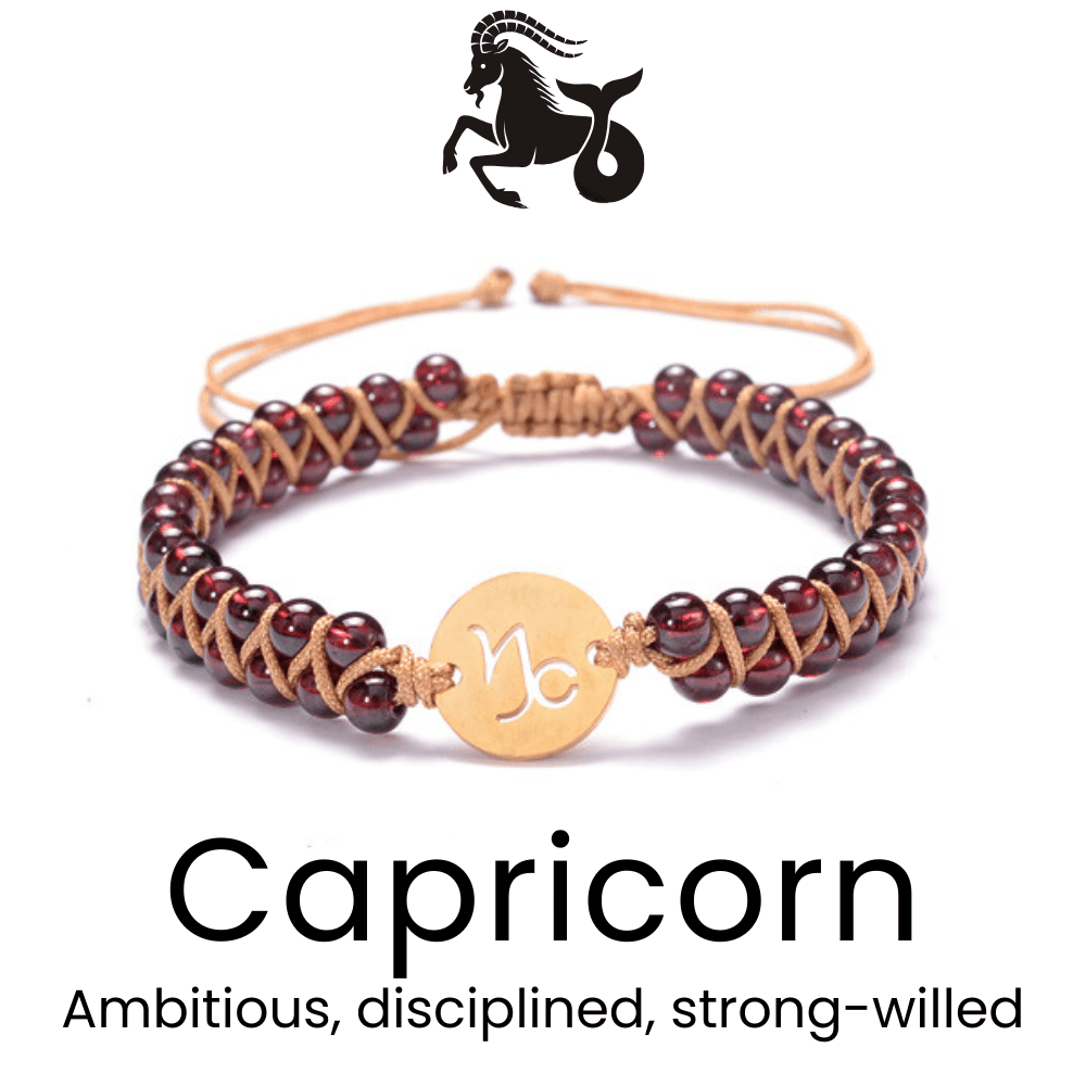 Braided Constellation Zodiac Bracelet - Sphere Standouts