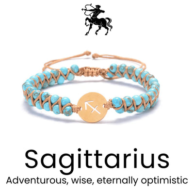 Braided Constellation Zodiac Bracelet - Sphere Standouts