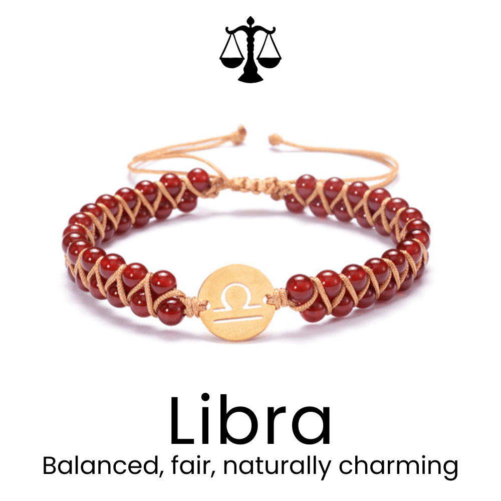 Braided Constellation Zodiac Bracelet - Sphere Standouts
