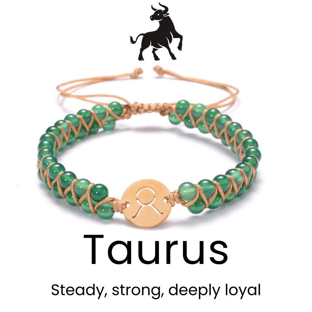 Braided Constellation Zodiac Bracelet - Sphere Standouts