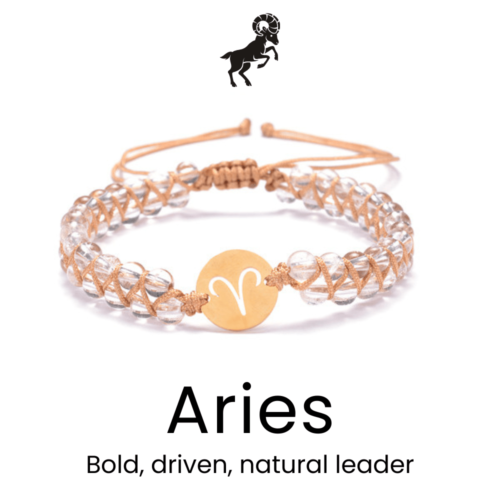 Braided Constellation Zodiac Bracelet - Sphere Standouts