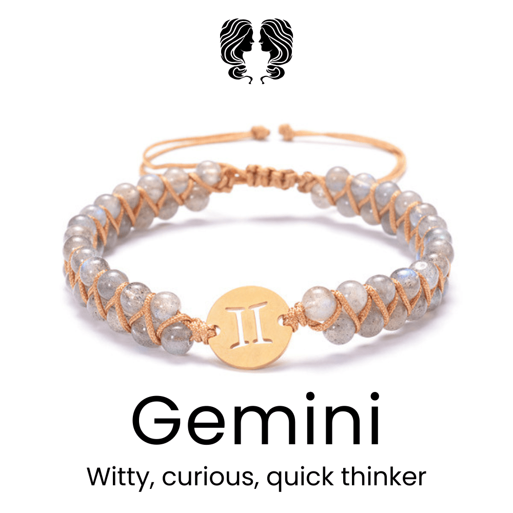 Braided Constellation Zodiac Bracelet - Sphere Standouts