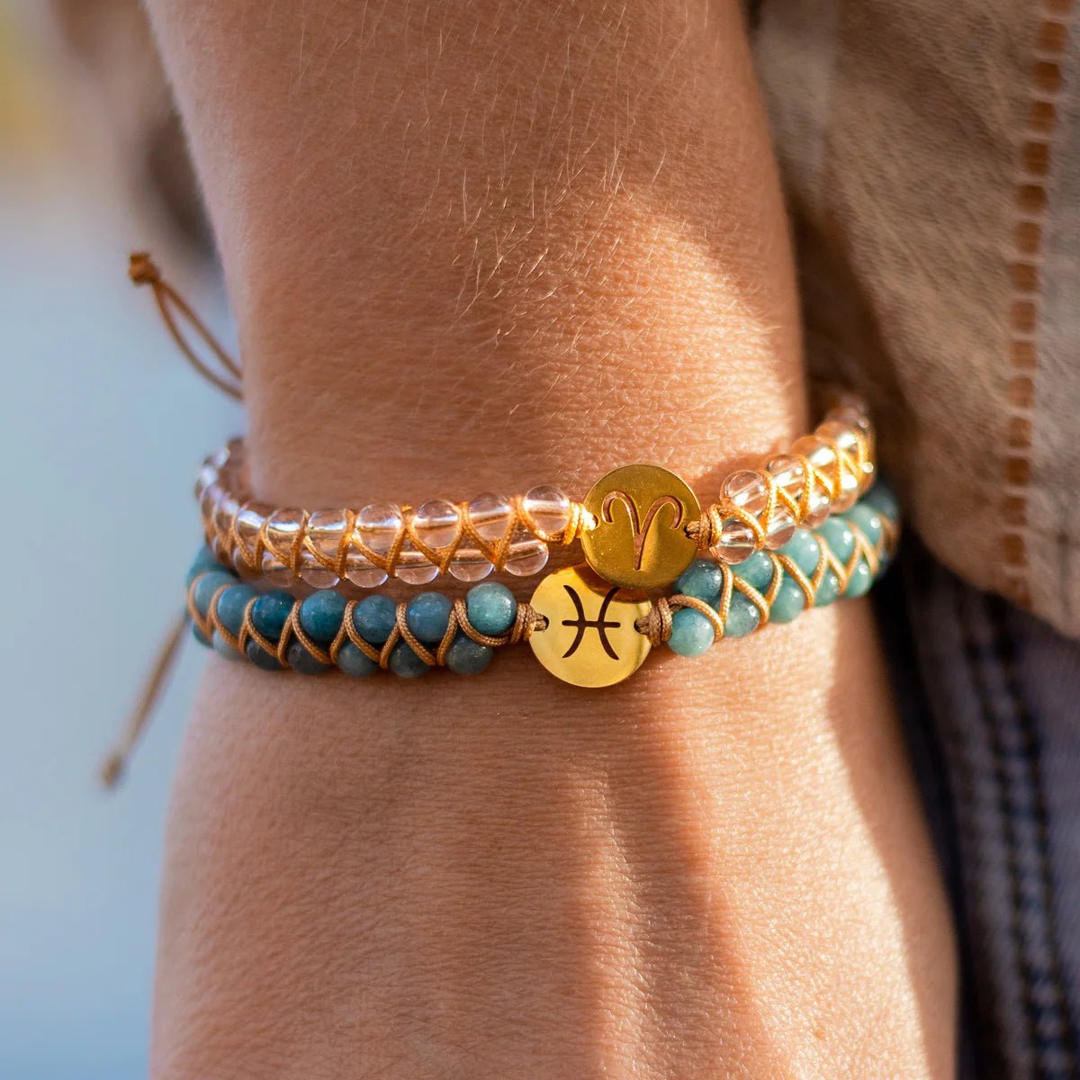 Braided Constellation Zodiac Bracelet - Sphere Standouts