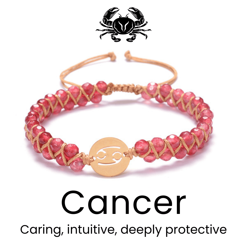 Braided Constellation Zodiac Bracelet - Sphere Standouts