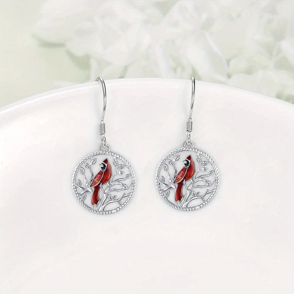 Cardinal Tree Earrings - Sphere Standouts