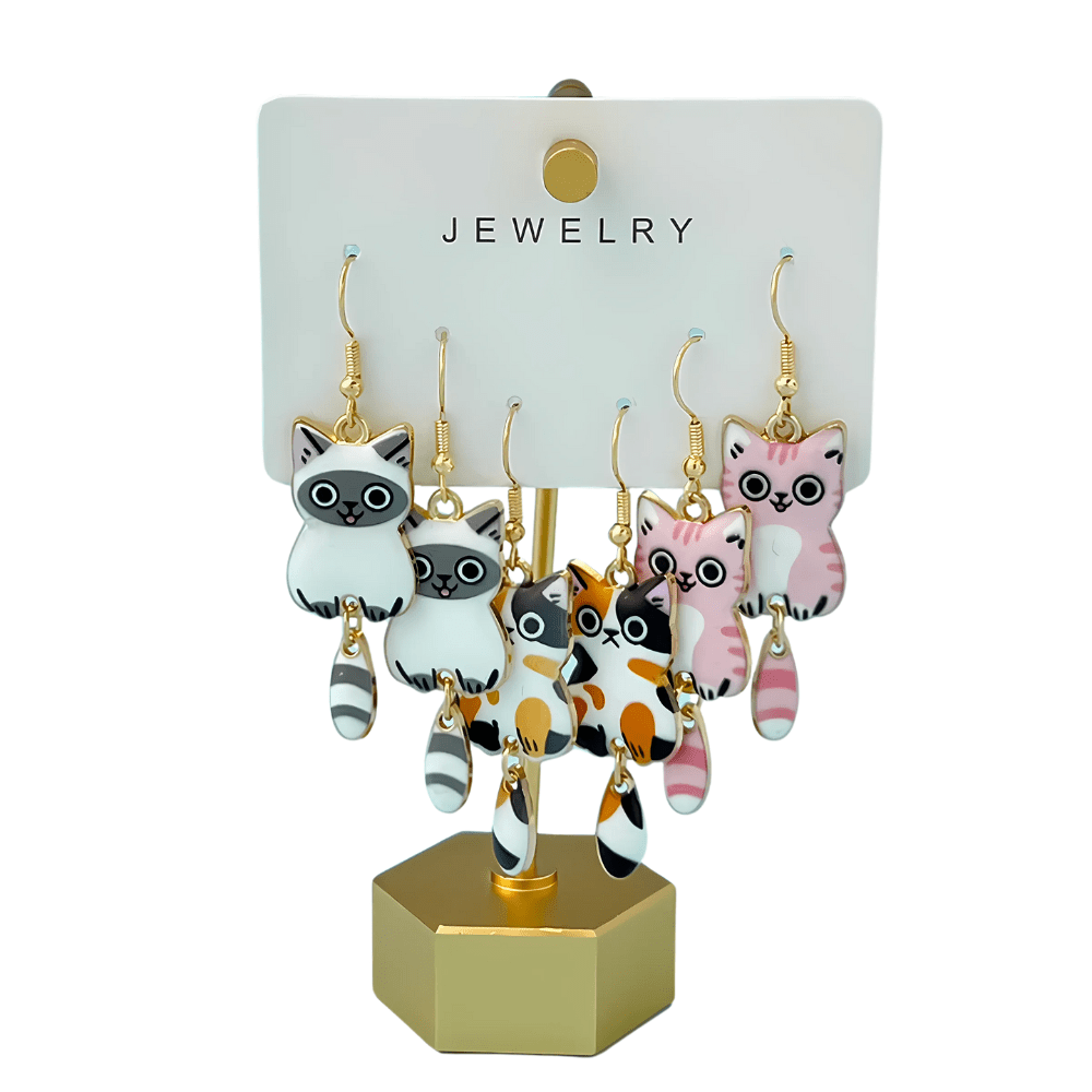 Cat Whiskers Earrings - Sphere Standouts