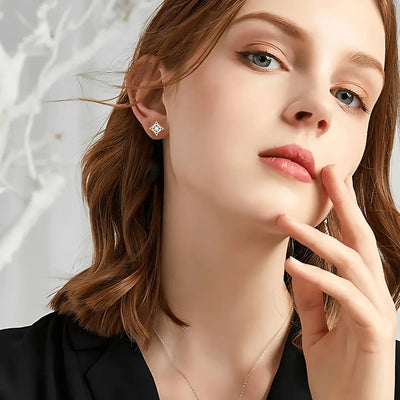 Celtic Moonstone Stud Earrings - Sphere Standouts