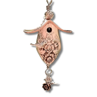 Cross Border Birdhouse Necklace - Sphere Standouts