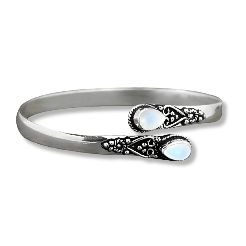 Crystal Pattern Cuff Bracelet - Sphere Standouts