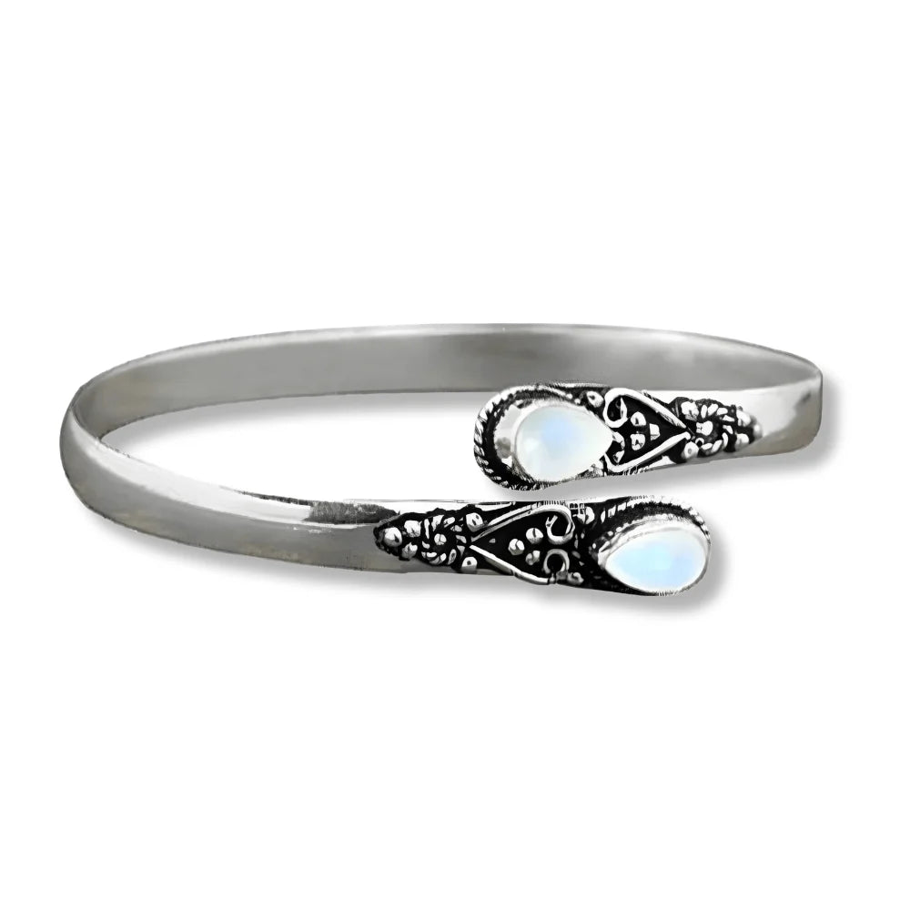 Crystal Pattern Cuff Bracelet - Sphere Standouts