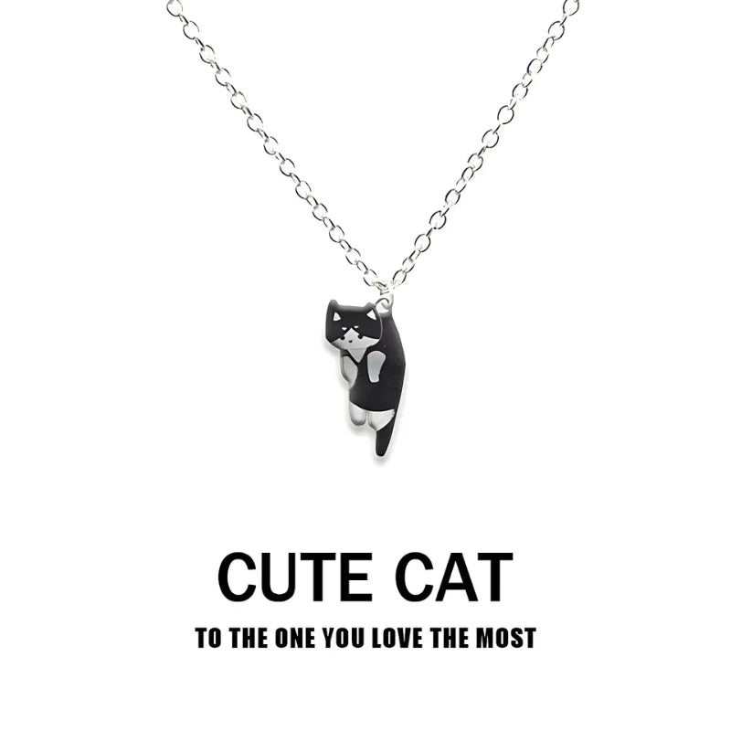 Cute Multi Color Cat Necklace - Sphere Standouts