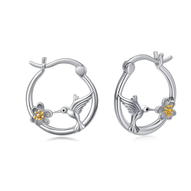 Enchanting Hummingbird Earrings - Sphere Standouts