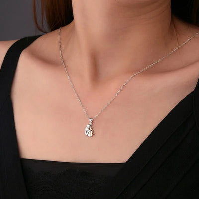 Faithful Dog Pendant + Earrings - Sphere Standouts