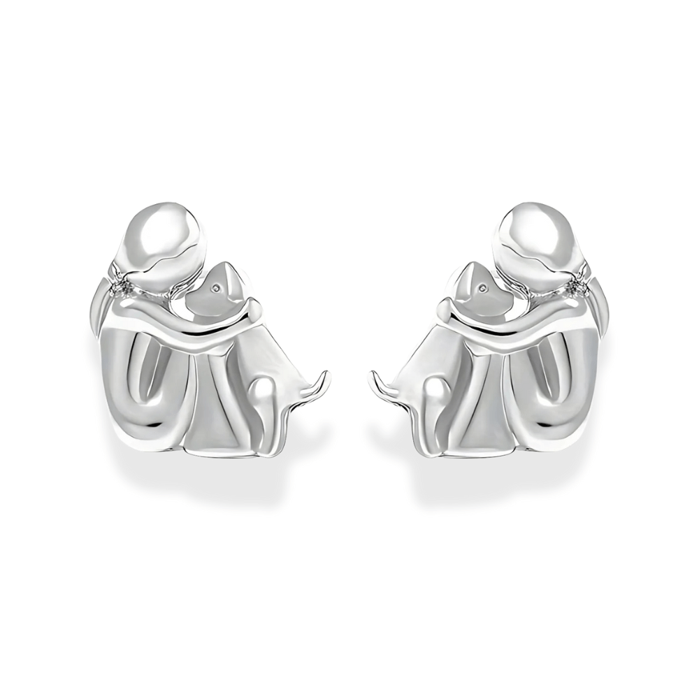 Faithful Dog Pendant + Free Studs - Sphere Standouts