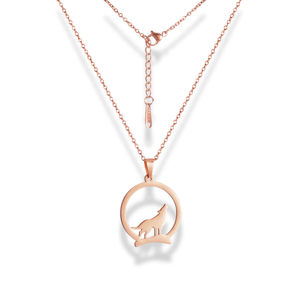Howling Wolf Pendant Necklace - Sphere Standouts