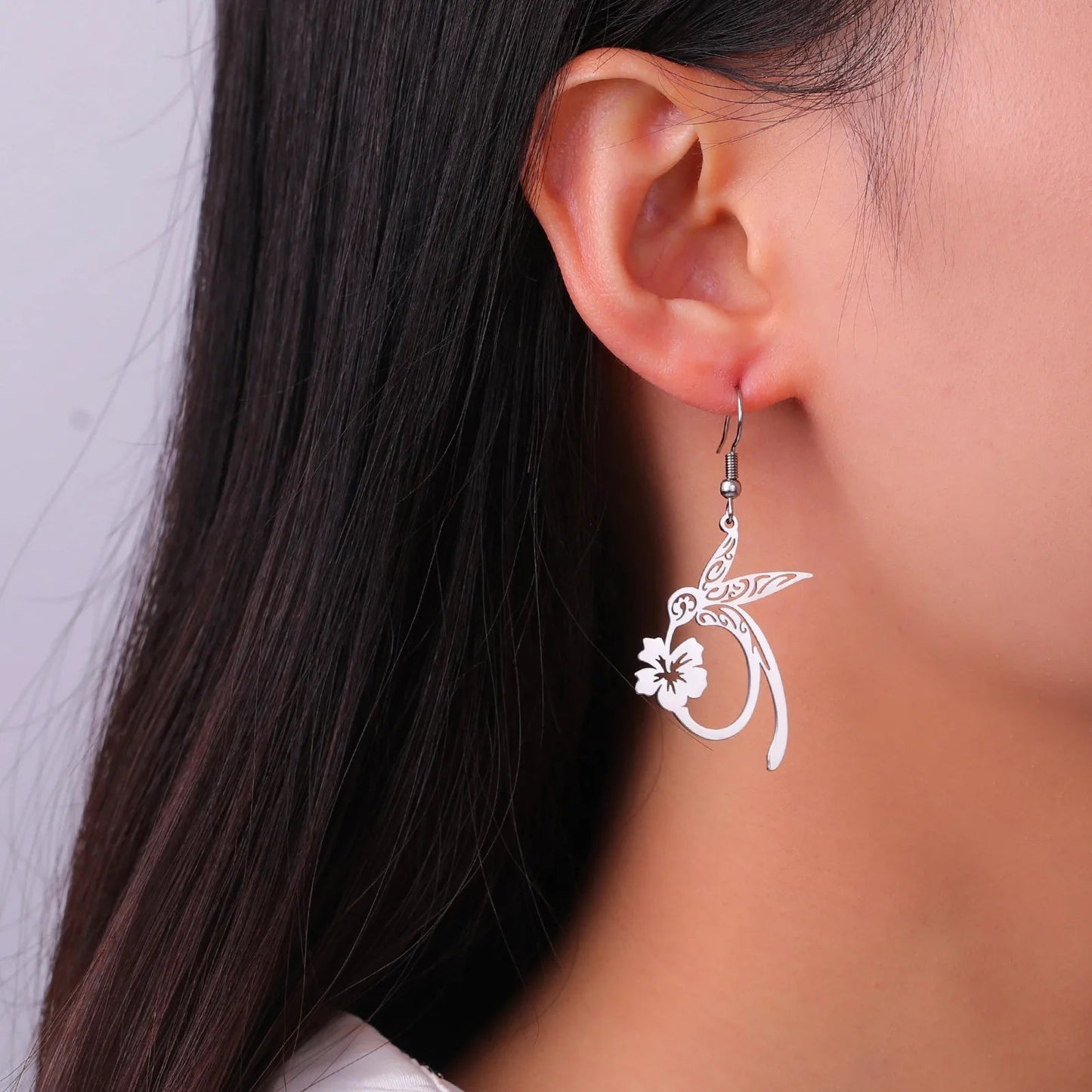 Hummingbird Bloom Earrings - Sphere Standouts