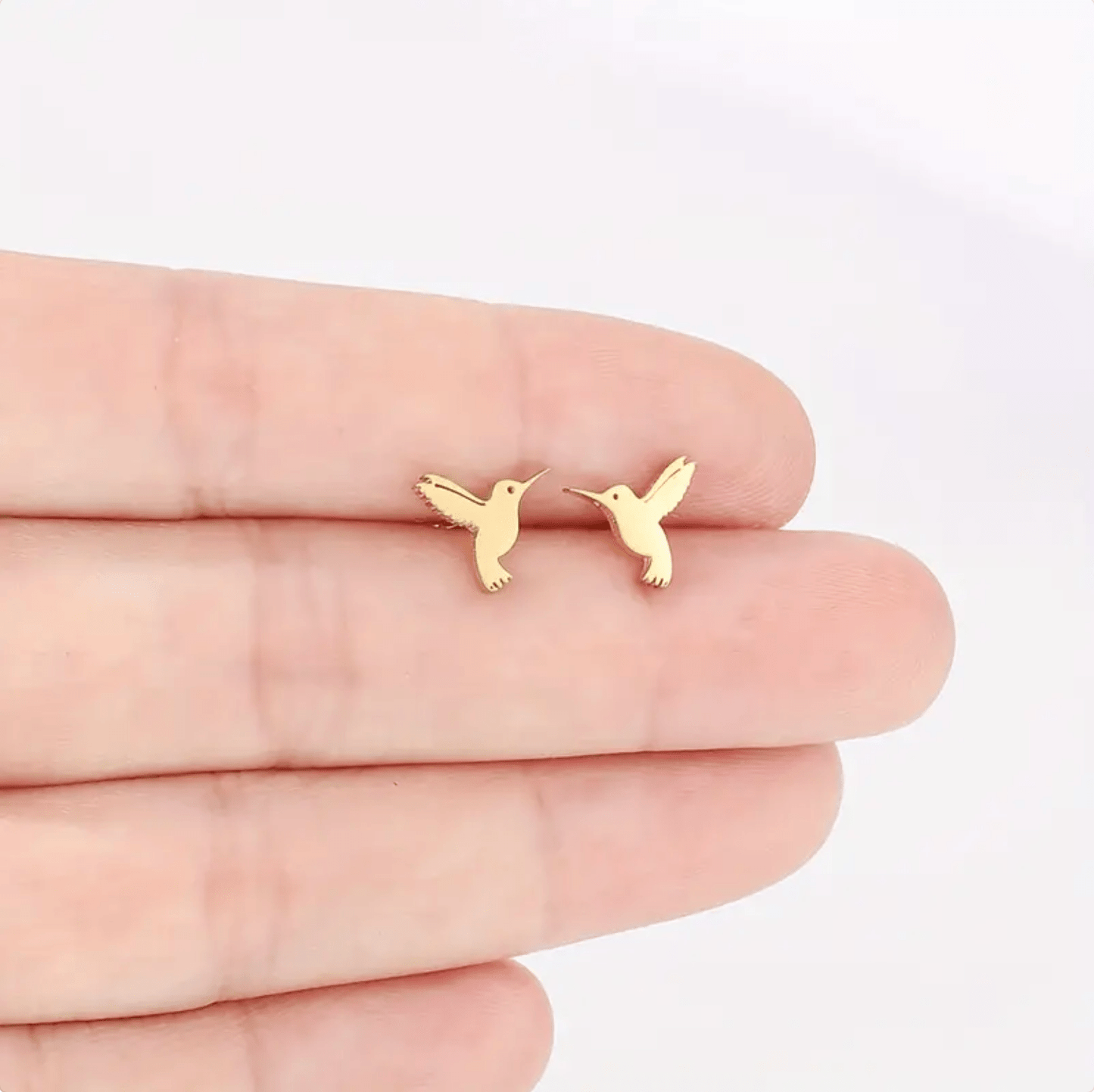 Hummingbird Cute Earrings - Sphere Standouts