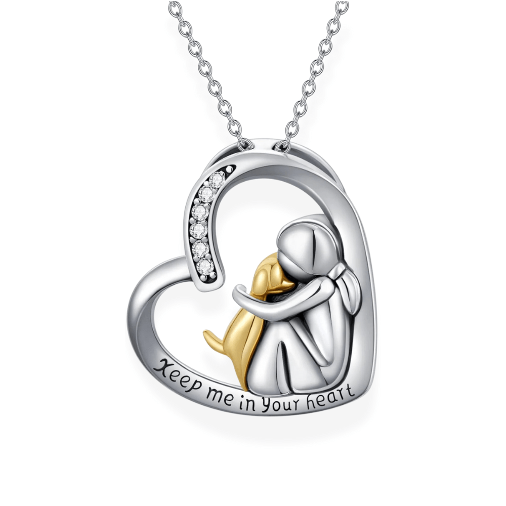Keep me in your heart Necklace - 925 Sterling Silver - Sphere Standouts