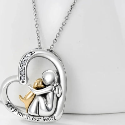 Keep me in your heart Necklace - 925 Sterling Silver - Sphere Standouts