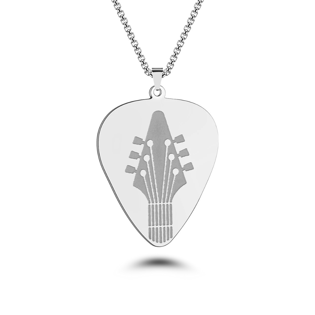 Laser Carved Guitar Necklace - Sphere Standouts