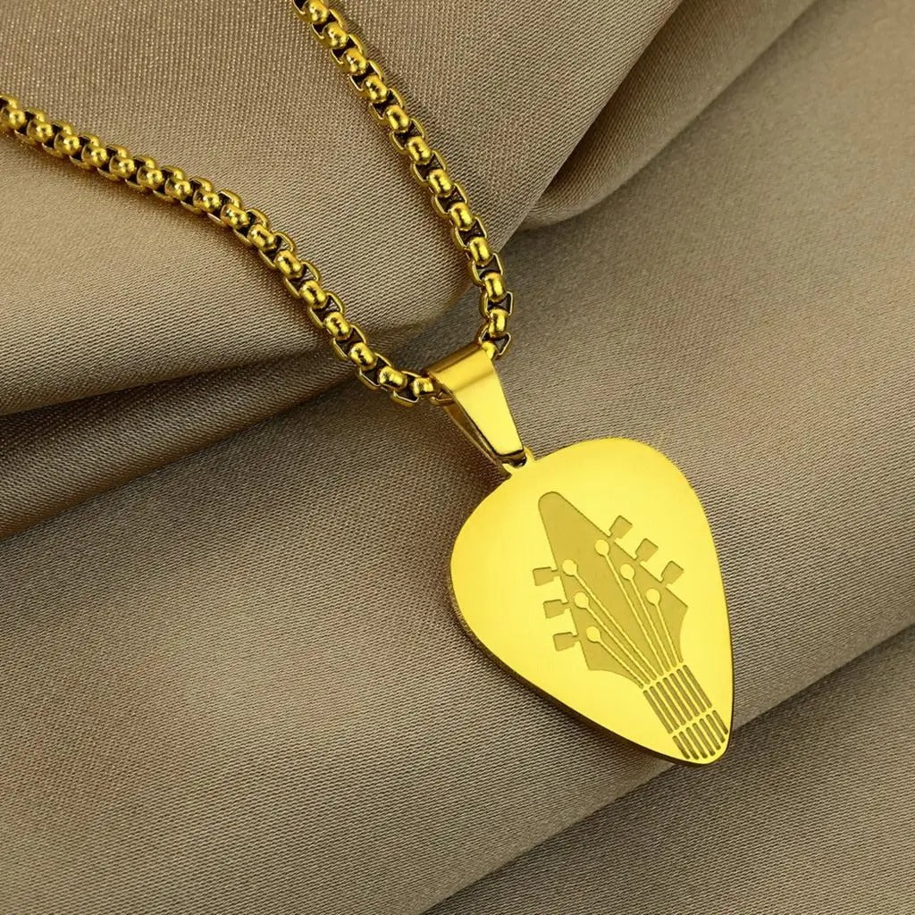 Laser Carved Guitar Necklace - Sphere Standouts