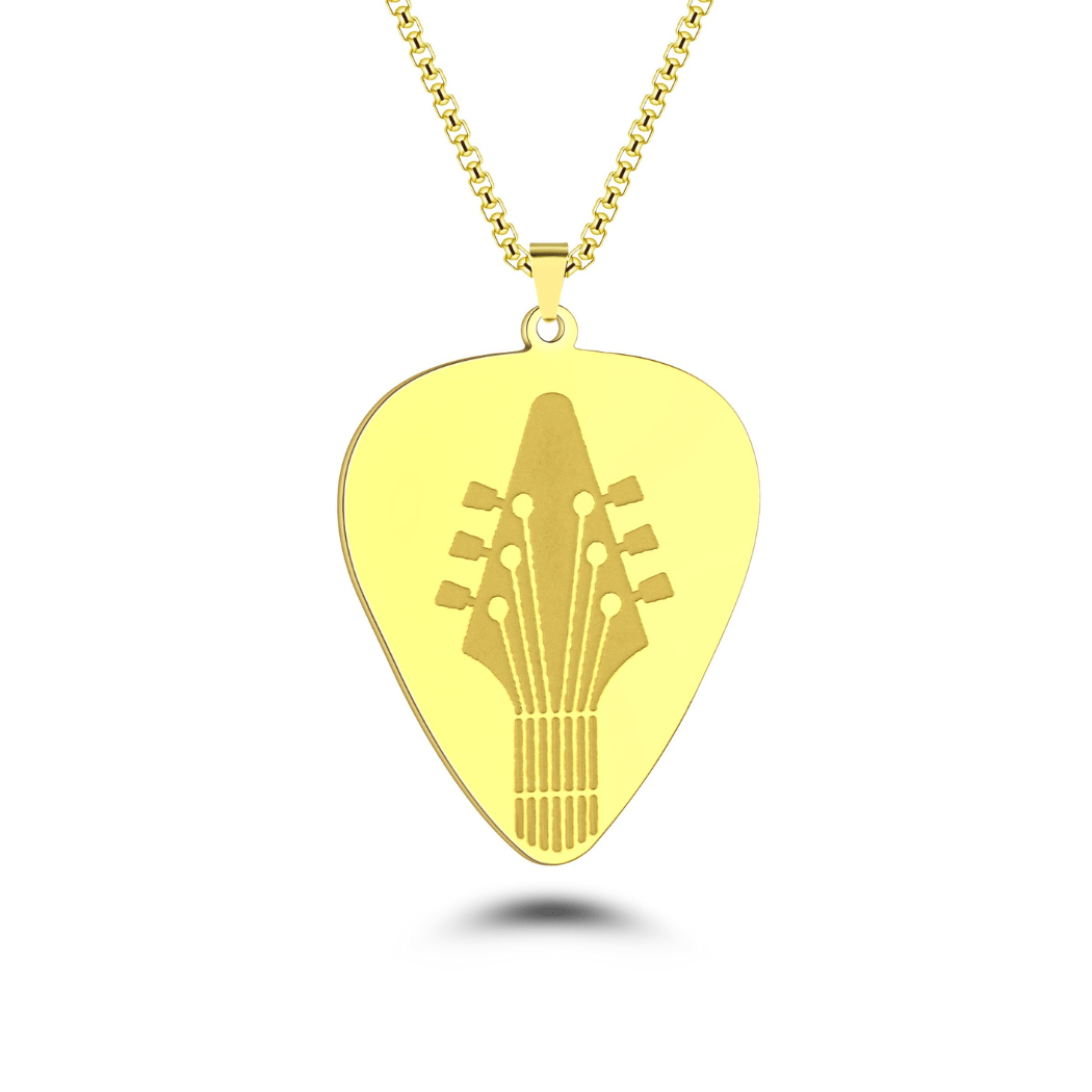 Laser Carved Guitar Necklace - Sphere Standouts