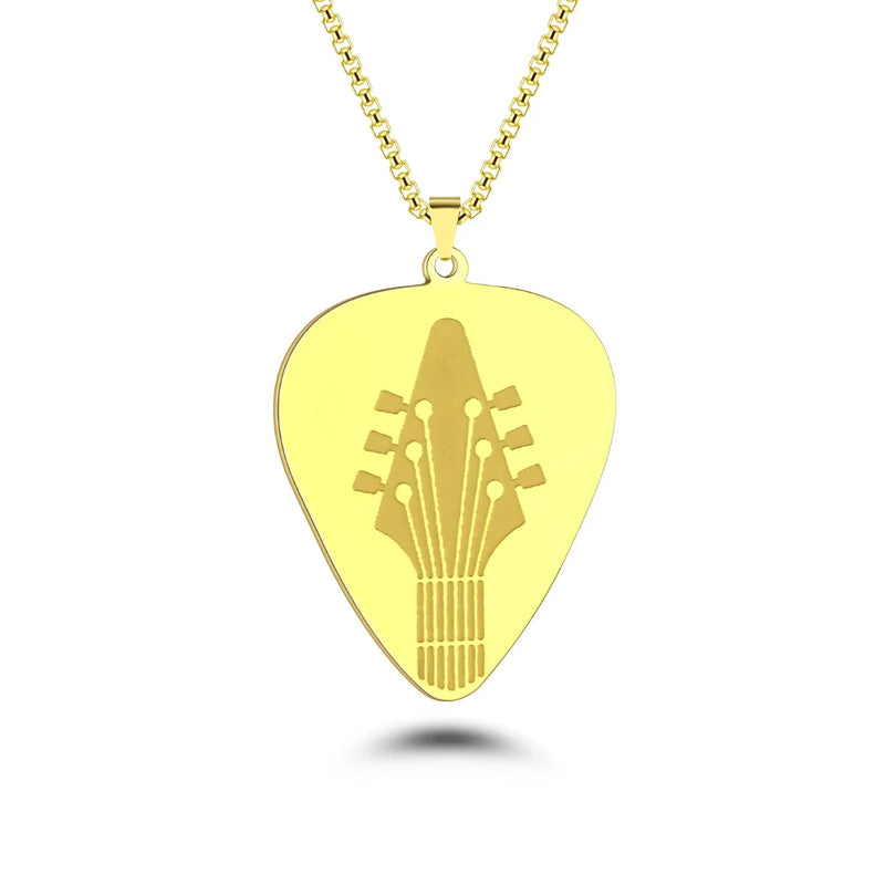 Laser Carved Guitar Necklace - Sphere Standouts