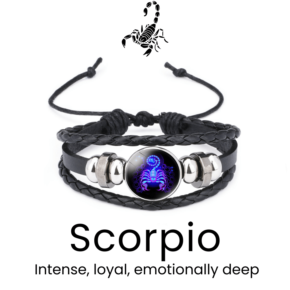 LumiAstro Zodiac Black Bracelet - Sphere Standouts